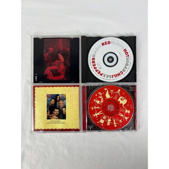 Red Hot Chili Peppers Lot of 2 CD's Blood Sugar Sex Magik One Hot Minute - Picture 3 of 3